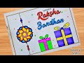 Very easy Rakhi drawingl| | How to draw Rakhistep by step /Rakshabandhanspecial Card drawing | 