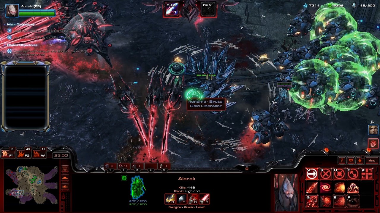 StarCraft 2 Co-op – Alarak & Nova Devastating Strike | Oblivion Express Brutal