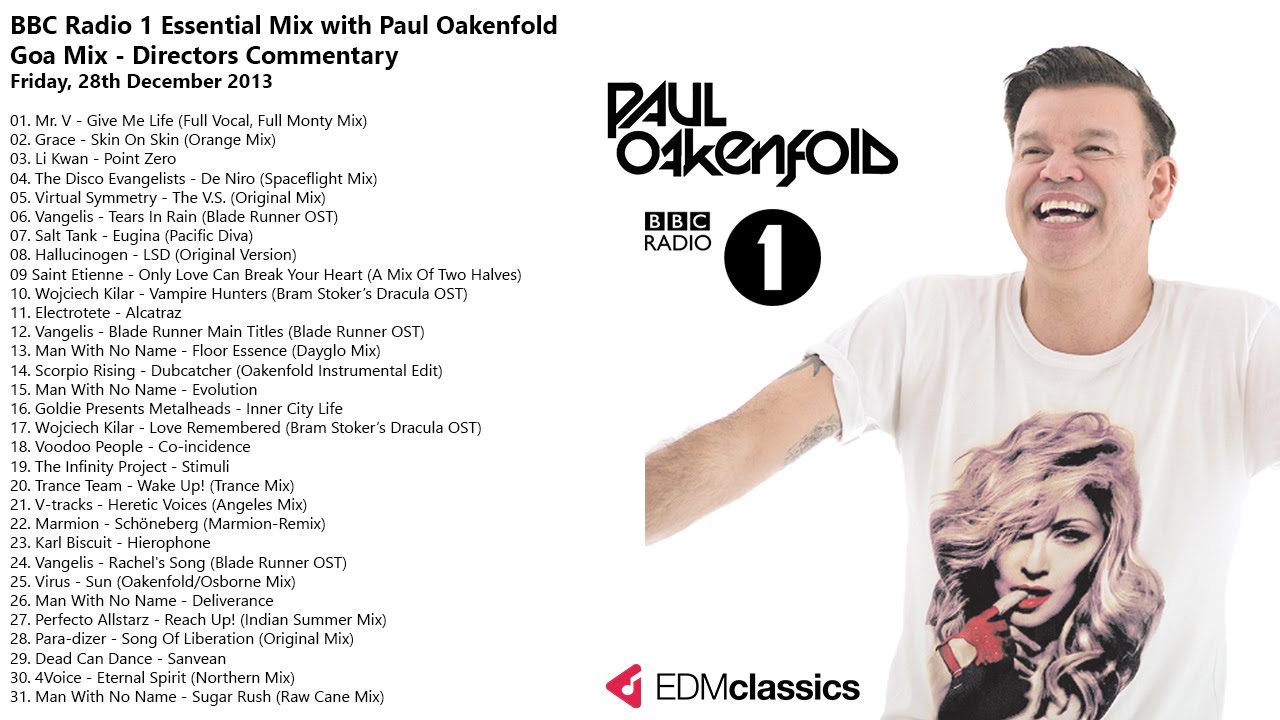 Paul Oakenfold - Radio 1 Essential Mix - Goa Mix Directors 