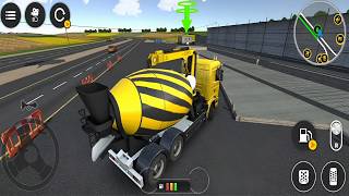 Bus Station Build Part 1 🧱 Cement Filling on Foundation 🚩 Construction Simulator 3D screenshot 1