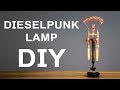 How To Make Dieselpunk Industrial Pipe Lamp DIY