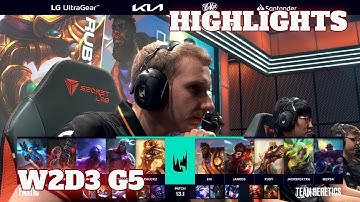 FNC vs TH - Highlights | Week 2 Day 3 LEC Winter 2023 | Fnatic vs Team Heretics W2D3