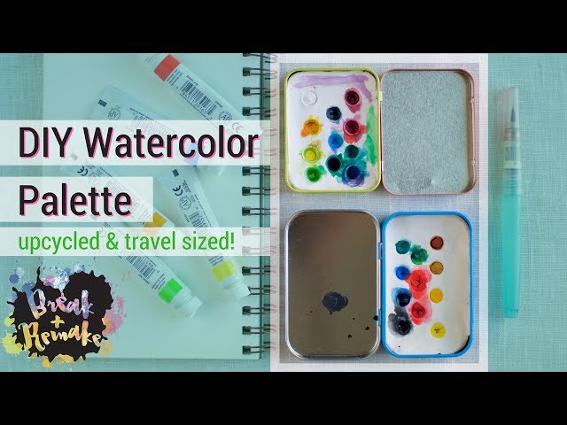 EASY Travel Watercolor Palette Set Up from Scratch! - KAREN