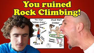 Huge Drama in the Rock Climbing Community