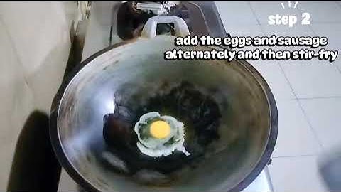 procedure text (how to make fried noodles)