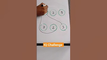 Only for a Genius! Connect 1 to 1, 2  to 2 & 3 to 3 without crossing the line #math #youtube
