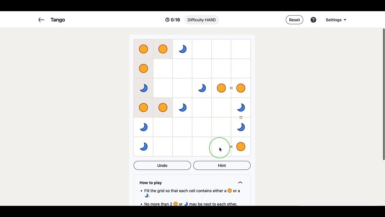 LinkedIn Tango Answer Today | 16 August 2026 - Puzzle #678