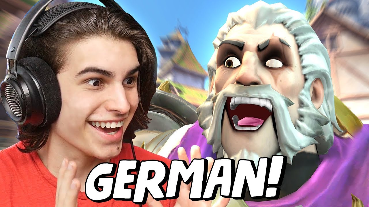 Playing Overwatch in German!?