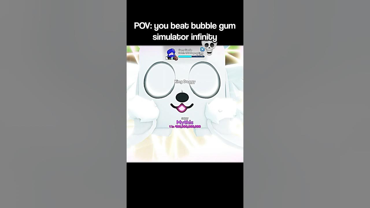 you beat bubble gum simulator infinity☠️... #bubblegumsimulator #roblox you beat bubble gum simulator infinity☠️... #bubblegumsimulator #roblox
