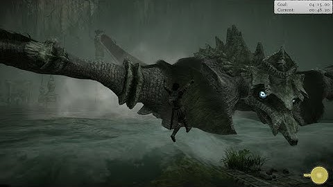 Shadow of the Colossus Boss #5 Avion 4k - Hard Time Trial - Flying Bird Colossus