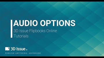 Audio options - Flipbooks Online