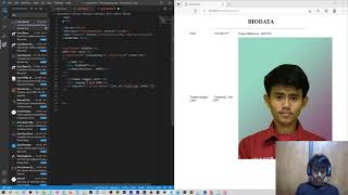 Membuat Biodata sederhana dengan HTML