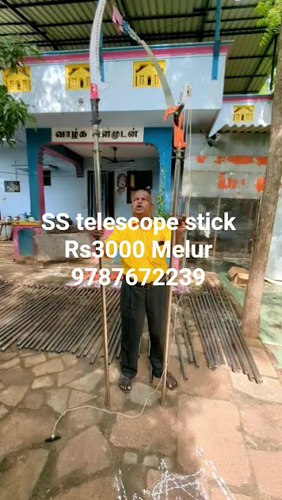 19'ft SS telescope stick Rs3000 Melur 9787672239