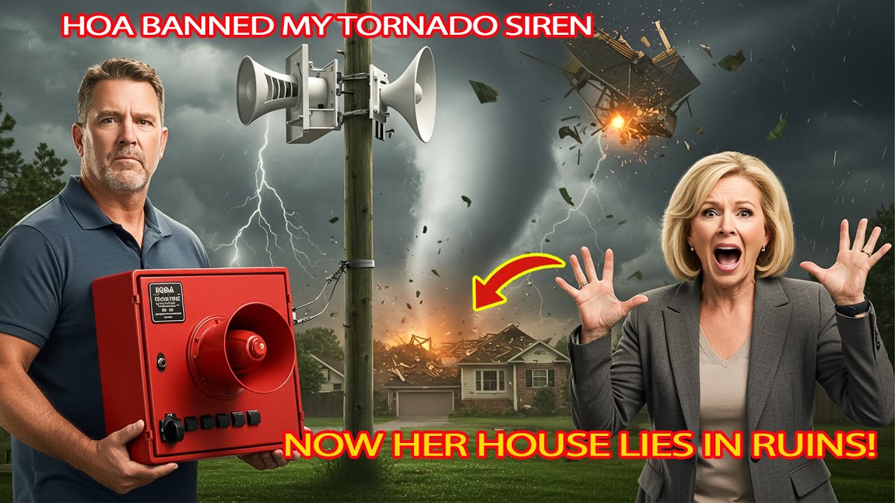 HOA Karen Banned My Tornado Siren — Then Screamed When the Storm Destroyed Her House