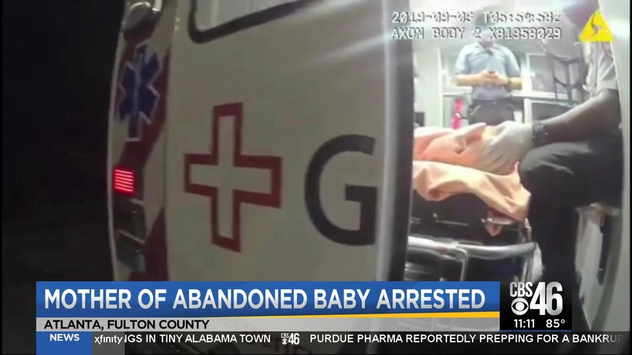 Mother charged or abandoning newborn on the porch of a home - YouTube