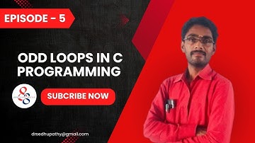 Exploring Odd Loops in C Programming / #SNSInstitutions/#SNSDesignThinkers/#DesignThinking /