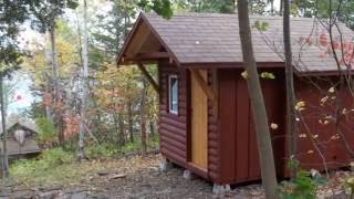 Building an 8 This is my version of a post and beam style tool shed, with a cantilevered roof and external storage lockers. The ground where this