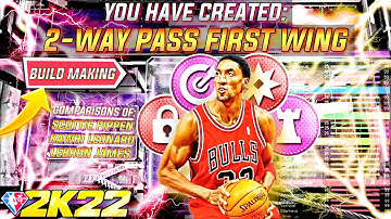 *FIRST EVER* BEST 2-WAY PASS FIRST WING SCOTTIE PIPPEN SMALL FORWARD BUILDS ON NBA 2K22 NEXT GEN!
