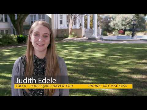 Judith welcomes you to Belhaven University!