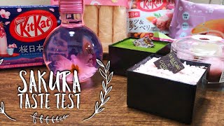 Sakura Cherry Blossom Japanese Food Taste Test
