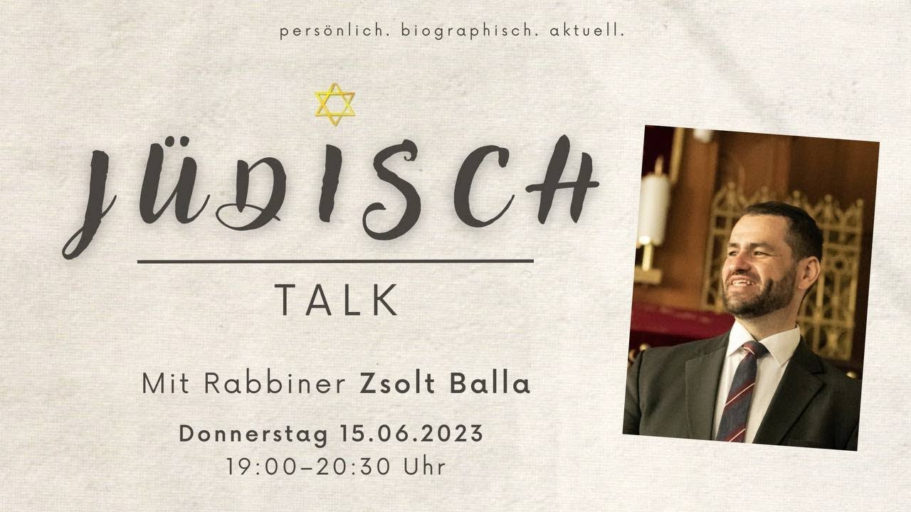 Jüdisch Talk mit Zsolt Balla | 15.06.2023