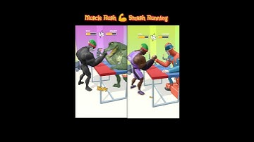 Unlock All Players In Muscle Rush 3D Game #shorts #gaming #gameplay #trending #funny  #mobilegame