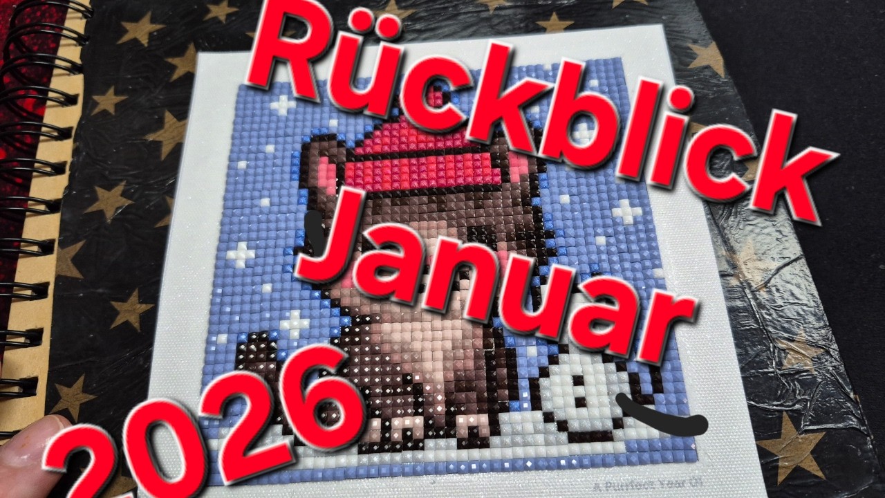 Rückblick der Januar geht & der Februar kommt  #diamondpainting