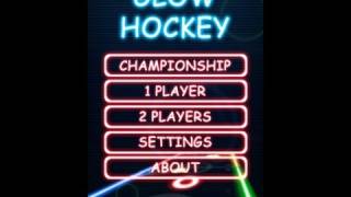 Glow Hockey 2 FREE - iPhone Gameplay Video screenshot 4