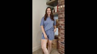 Size SMALL try on of cute 2 piece summer outfit