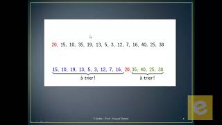 25 Algorithmique :Tri Rapide