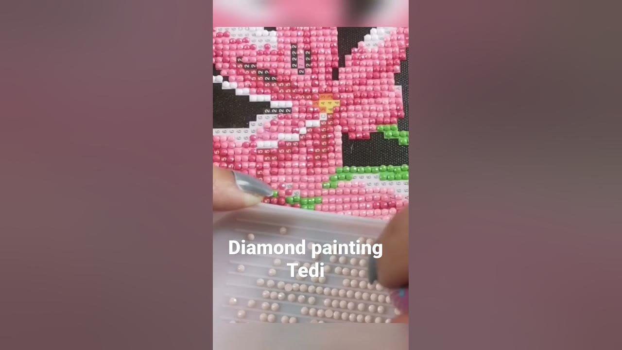 Diamond painting tedi (pintura en Diamante) YouTube