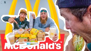 Googans ORDER ENTIRE MENU at MCDONALDS! ( ULTIMATE MUKBANG )