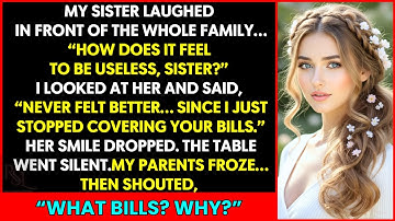 At Christmas Dinner, My Sister Laughed In Front of The Whole Family “How does it feel to be useless