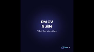 Project Manager CV: What Recruiters Look For in 2026