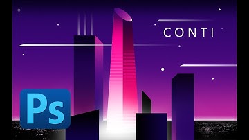 How To Create Synthwave Art (Synthwave City)