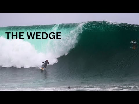 THE WEDGE BEST WAVES and BIGGEST WIPEOUTS OF 2023 RAW
