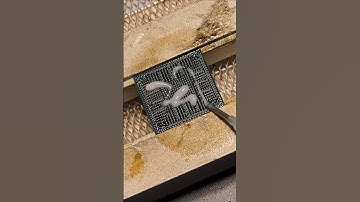 how to clean up the BGA CHIP reballing industrial