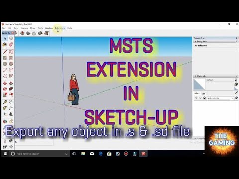 MSTS EXTENSION IN SKETCH-UP | DOWNLOAD & INSTALL | MSTS | SKETCH-UP |