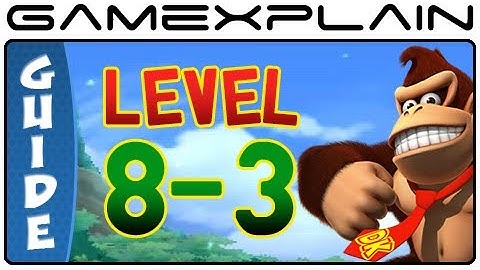 Donkey Kong Country Returns 3D: Roasting Rails 8-3 (Puzzle Pieces, KONG Letters Guide, Walkthrough)