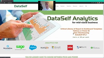 Financials with DataSelf Advanced Analytics - Part 1 - Intro