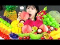 ASMR MUKBANG| 다양한 과일 먹방 탕후루 &amp; 레시피 (멜론, 파인애플, 망고, 용과) EXOTIC FRUITS EATING
