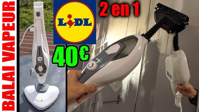 MOPA VAPOR LIDL  La mopa de vapor 2 en 1 de Lidl que todo el