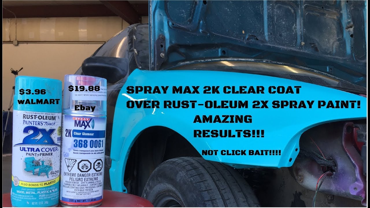 Spraymax 2K Clear Coat Aerosol Spray Cans - 2 Pack - High Gloss Automotive  Clear Coat for Car Repair and New Paint Jobs - Two Stage Clear Coat 