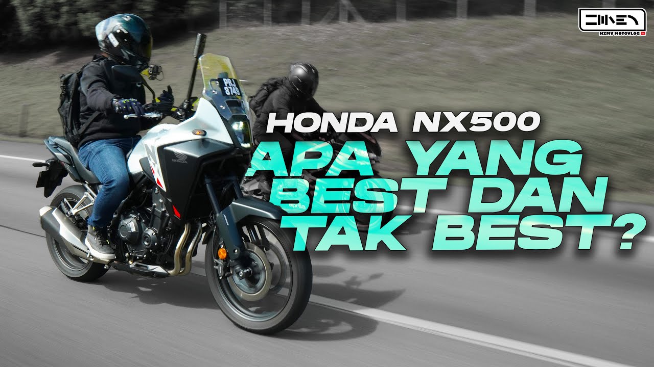 KESIMPULANNYA BEST TAK MOTOR NI ? Honda NX500 Malaysia | Insta360 Ace Pro 2 [4K]