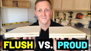 What Does FLUSH Mean In Carpentry?! (FLUSH VS. PROUD--What's The  Difference? Why Does It Matter?!) 