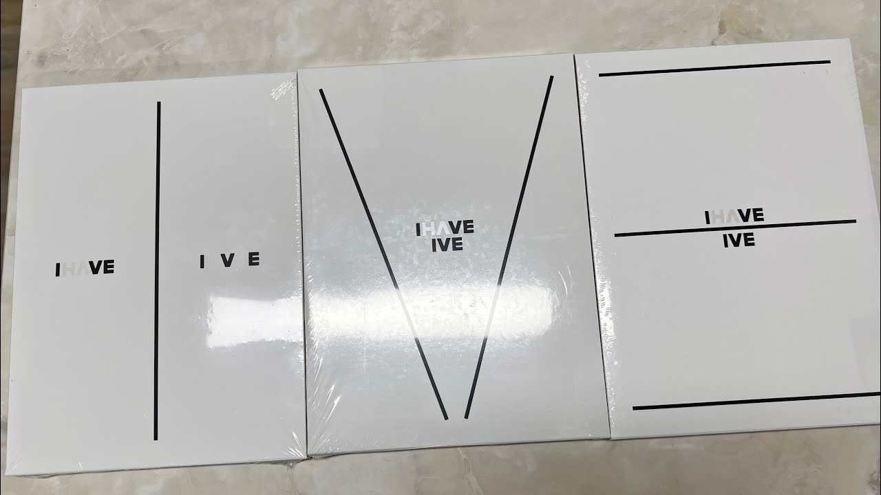 IVE I’ve IVE專輯開箱 아이브 IVE 1ST FULL ALBUM UNBOXING - YouTube