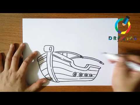 فيديو: كيفية رسم سفينة القراصنة