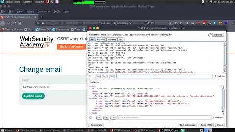 CSRF where token is duplicated in cookie