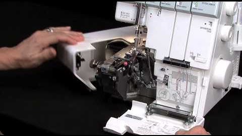 Setting Up Your Serger for a Rolled Hem