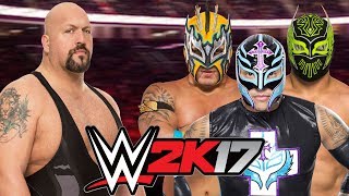 Big Show vs Kalisto, Sin Cara and Rey Mysterio Big Show vs Kalisto, Sin Cara and Rey Mysterio